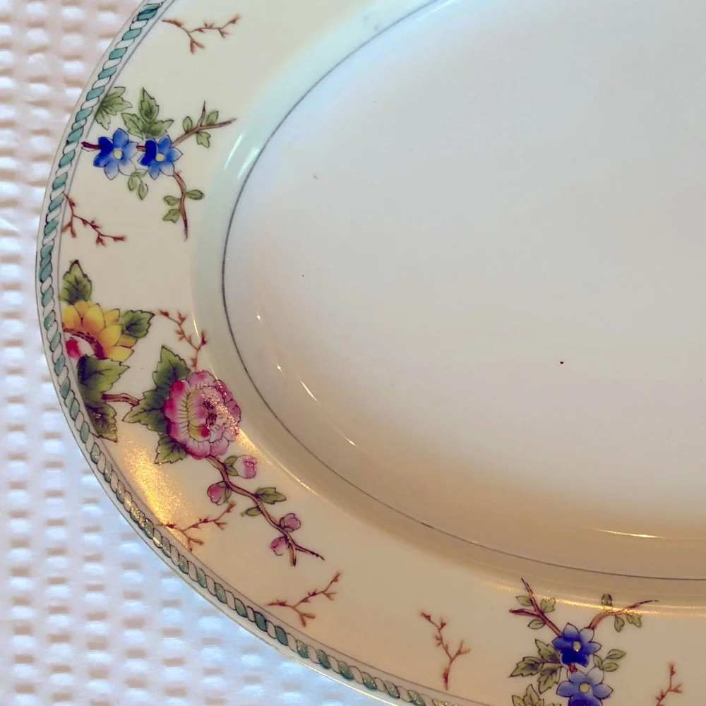 Noritake Platter Amerita Floral 12 inches